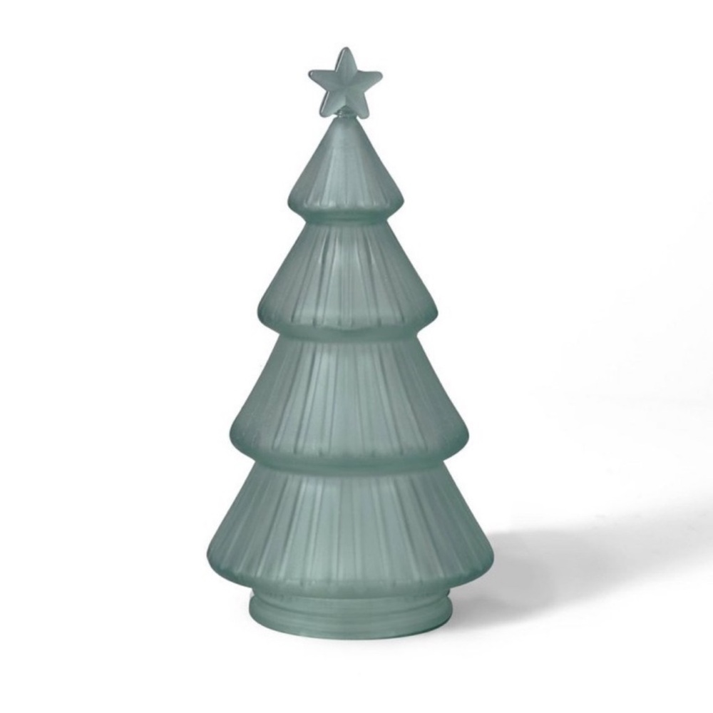 Glass LED Tree in Matte Green from Target Bullseye Playground, New!